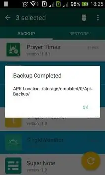 Back Up Apk screenshot 3