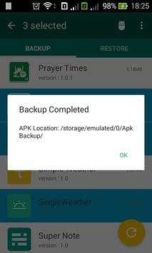 Back Up Apk screenshot 3