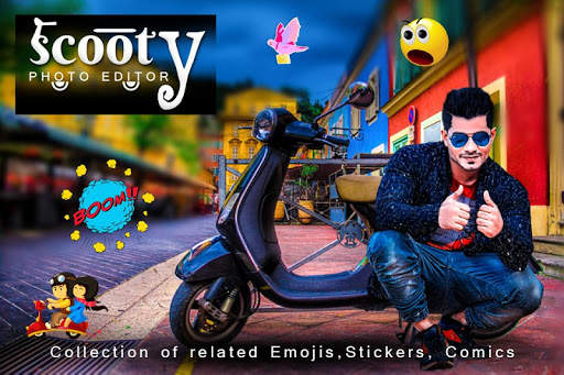 Scooty Photo Editor - Scooty Photo Frame screenshot 2