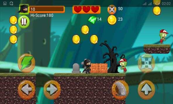 Ninja Adventures vs Zombies screenshot 1
