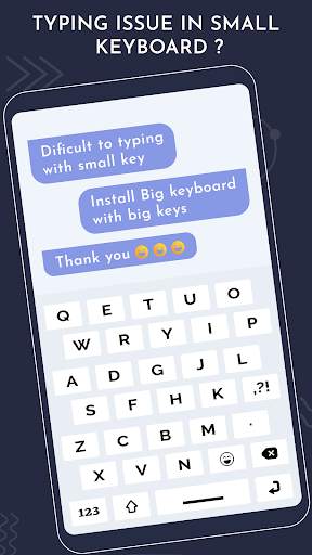 Big Keyboard : Large Keyboard स्क्रीनशॉट 2