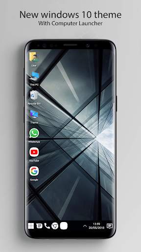 Computer Launcher for Windows Theme screenshot 2