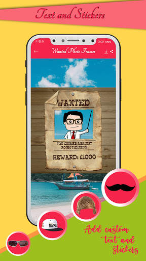 Wanted Photo Frame Editor screenshot 3