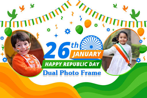 Republic Day Dual Photo Frame 2021 screenshot 1