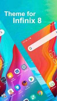 Launcher theme for  Infinix 8 pro screenshot 1
