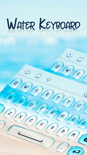 Water Keyboard Theme screenshot 2