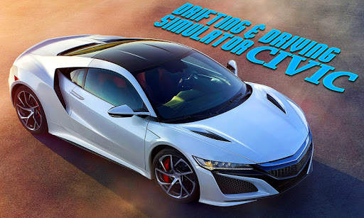 Drifting and Driving Simulator Civic Game screenshot 1