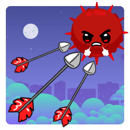 Shooting Viruses with arrows icon