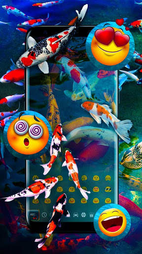 Koi Fish Keyboard Theme screenshot 1