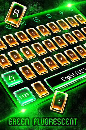 Fluorescent Green Keyboard Theme screenshot 2