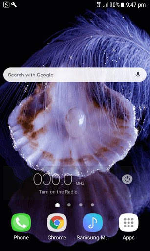 White Pearl Live Wallpaper screenshot 2