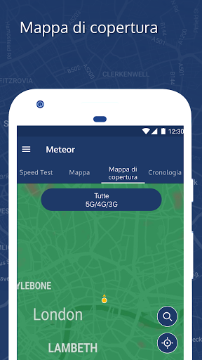 Meteor Test di velocità 4G&5G screenshot 3