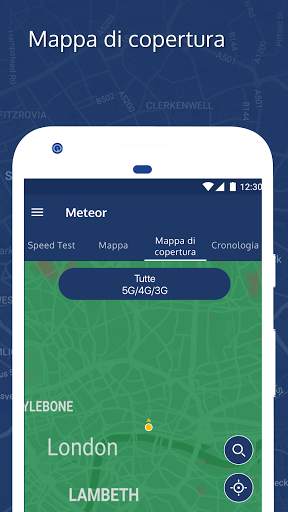 Meteor Test di velocità 4G&5G screenshot 3