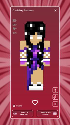 Princess Skins for Minecraft screenshot 2