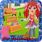Alice messy house clean up icon