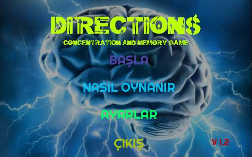 Directions Concentration Game screenshot 1