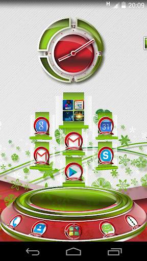 GreenLi 3D theme Next Launcher screenshot 1