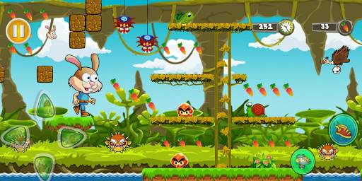 Bunny’s World - Super Jungle Rabbit Run Adventure screenshot 4