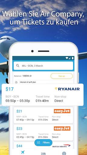 Günstige Flüge und Flugtickets screenshot 3