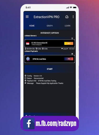 Extraction VPN screenshot 1