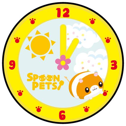 Spoon Pets -Clock- Free 1.0.0