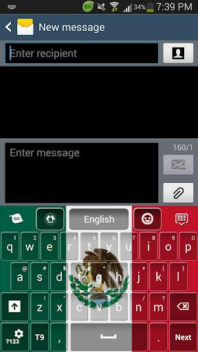 Mexico Keyboard Pro screenshot 1