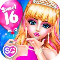 Happy Sweet Sixteen Birthday:  logo