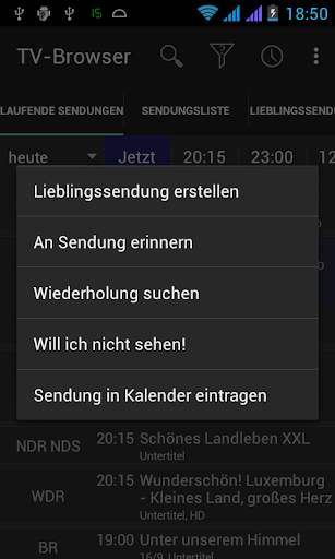 TV-Browser SimplKalenderExport screenshot 1