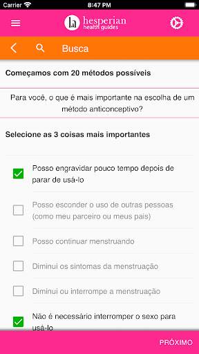 Anticonceptivos screenshot 6