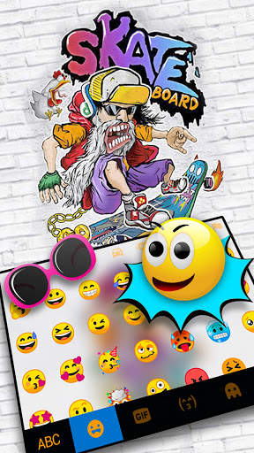 Graffiti Skater कीबोर्ड पृष्ठभूमि स्क्रीनशॉट 3