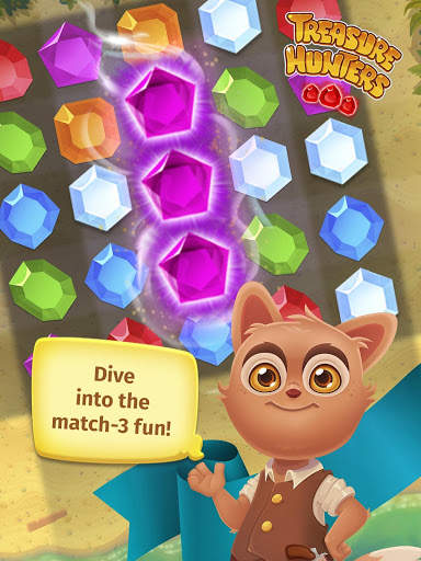 Treasure Hunters: free match3 gems screenshot 11