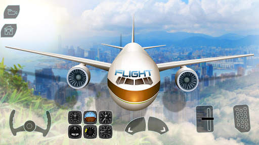 Take off Airplane Pilot Race F screenshot 4