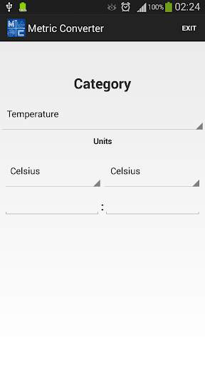 Metric Converter screenshot 1