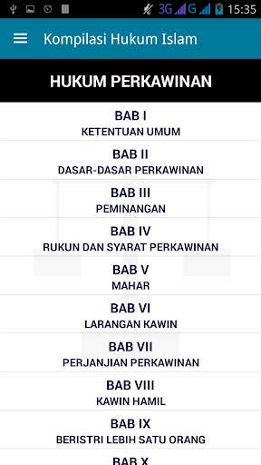 Kompilasi Hukum Islam screenshot 4