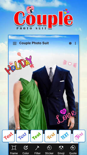 Couple Photo Suits - Love Couple Photo Editor скриншот 4