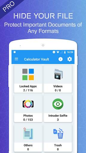 Calculator Vault App Lock : Hide Photo PRO screenshot 2