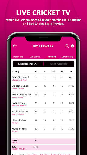 Live Cricket TV  -HD Live TV In Hindi screenshot 5