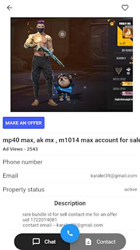 F id sell app - F-F Accounts screenshot 1