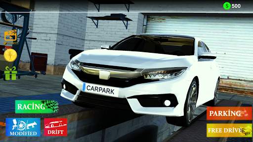 Civic Driving & Parking & Racing Simulator 2021 screenshot 4