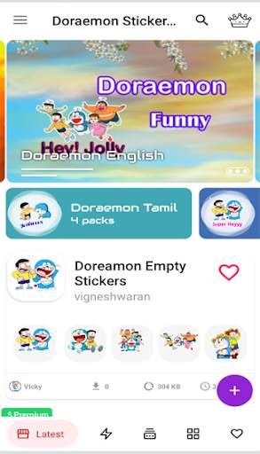 Doraemon Stickers for WhatsApp - WAStickerApps screenshot 6