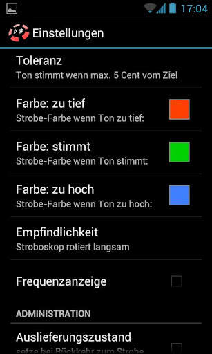 LinoStrobe Pro - Chromatisches Stimmgerät screenshot 4
