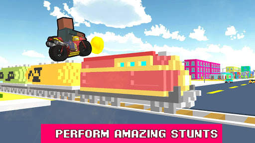 Blocky Moto Rider - Motorcycle SIM screenshot 5
