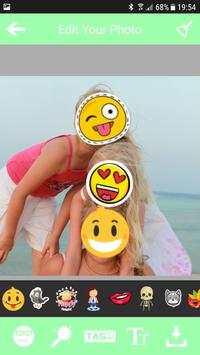 Snap pic with emoji screenshot 1
