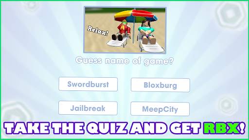 Free Robux Quiz Guru screenshot 2
