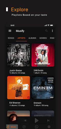 Simple Music Player Streaming -Music Player Stream 1 تصوير الشاشة
