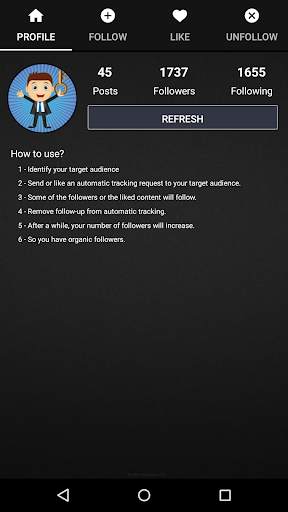 Organic Followers v2 For Instagram screenshot 1