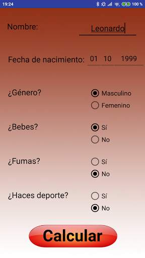 Fecha de tu muerte Simulador 1 تصوير الشاشة