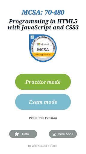 MCSA: Web Applications 70-480 Exam скриншот 1