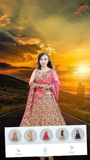Bridal Lehenga Choli Photo Editor 5 تصوير الشاشة
