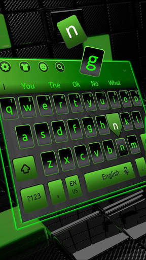 Black Green Tech keyboard screenshot 1